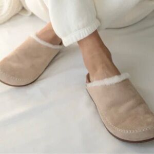 Jenni Kayne Shearling-Lined Moc Clog - Size 7.5